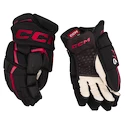 Rękawice hokejowe CCM JetSpeed FT6 Black/Red Senior