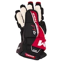 Rękawice hokejowe CCM JetSpeed FT6 Black/Red/White Junior