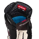 Rękawice hokejowe CCM JetSpeed FT6 Black/White Junior