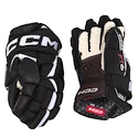 Rękawice hokejowe CCM JetSpeed FT6 Black/White Junior