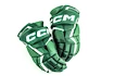 Rękawice hokejowe CCM JetSpeed FT6 Dark Green/White Junior 11 cali