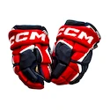 Rękawice hokejowe CCM JetSpeed FT6 Navy/Red/White Junior 10 cali