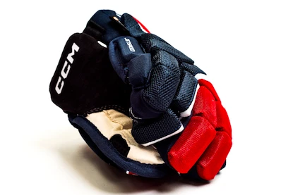 Rękawice hokejowe CCM JetSpeed FT6 Navy/Red/White Junior 10 cali