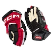 Rękawice hokejowe CCM JetSpeed FT6 Pro Black/Red/White Junior