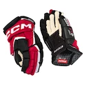 Rękawice hokejowe CCM JetSpeed FT6 Pro Black/Red/White Junior