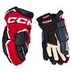 Rękawice hokejowe CCM JetSpeed FT6 Pro Navy/Red/White Junior 12 cali