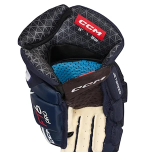 Rękawice hokejowe CCM JetSpeed FT6 Pro Navy/White Junior