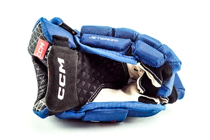 Rękawice hokejowe CCM JetSpeed FT6 Royal/White Junior