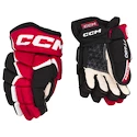 Rękawice hokejowe CCM JetSpeed FT680 Black/Red/White Junior 10 cali