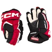 Rękawice hokejowe CCM JetSpeed FT680 Black/Red/White Junior