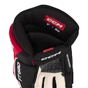 Rękawice hokejowe CCM JetSpeed FT680 Black/Red/White Senior