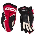 Rękawice hokejowe CCM JetSpeed FT680 Black/Red/White Senior 15 cali