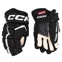 Rękawice hokejowe CCM JetSpeed FT680 Black/White Junior