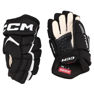 Rękawice hokejowe CCM JetSpeed FT680 Black/White Junior