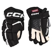 Rękawice hokejowe CCM JetSpeed FT680 Black/White Senior