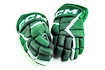 Rękawice hokejowe CCM JetSpeed FT680 Dark Green/White Junior