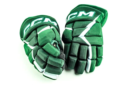 Rękawice hokejowe CCM JetSpeed FT680 Dark Green/White Junior 11 cali