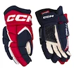 Rękawice hokejowe CCM JetSpeed FT680 Navy/Red/White Senior 15 cali