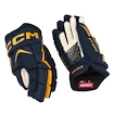 Rękawice hokejowe CCM JetSpeed FT680 Navy/Sunflower Junior