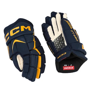 Rękawice hokejowe CCM JetSpeed FT680 Navy/Sunflower Junior