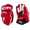 Rękawice hokejowe CCM JetSpeed FT680 Red/White Junior