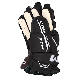 Rękawice hokejowe CCM JetSpeed FTWomen Black/White Senior