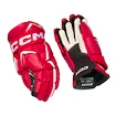 Rękawice hokejowe CCM JetSpeed FTWomen Red/White Senior