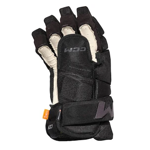 Rękawice hokejowe CCM Tacks 4 ROLL PRO 3 Black/Grey Senior