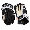 Rękawice hokejowe CCM Tacks 4 ROLL PRO 3 Black/White Senior