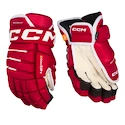 Rękawice hokejowe CCM Tacks 4 ROLL PRO 3 Red Senior
