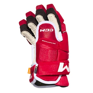 Rękawice hokejowe CCM Tacks 4 ROLL PRO 3 Red Senior