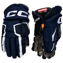 Rękawice hokejowe CCM Tacks AS-V Navy/White Junior 10 cali