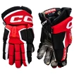 Rękawice hokejowe CCM Tacks AS-V PRO Black/Red/White Senior