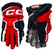 Rękawice hokejowe CCM Tacks AS-V PRO Navy/Red/White Junior 12 cali