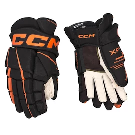 Rękawice hokejowe CCM Tacks XF 80 Black/Orange Junior