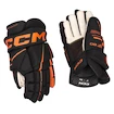 Rękawice hokejowe CCM Tacks XF 80 Black/Orange Senior