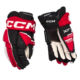Rękawice hokejowe CCM Tacks XF 80 Black/Red/White Junior