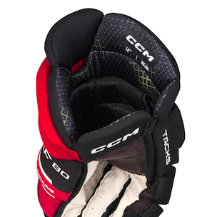 Rękawice hokejowe CCM Tacks XF 80 Black/Red/White Junior