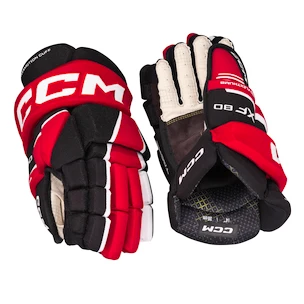 Rękawice hokejowe CCM Tacks XF 80 Black/Red/White Junior