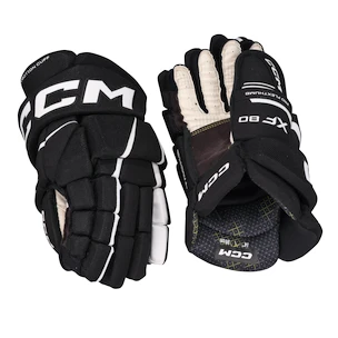 Rękawice hokejowe CCM Tacks XF 80 Black/White Junior