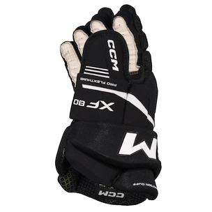 Rękawice hokejowe CCM Tacks XF 80 Black/White Junior