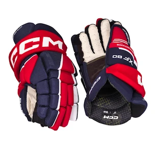 Rękawice hokejowe CCM Tacks XF 80 Navy/Red/White Senior