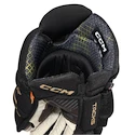 Rękawice hokejowe CCM Tacks XF Black/Gold Junior