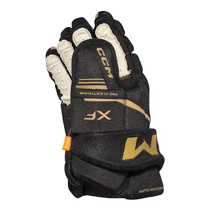 Rękawice hokejowe CCM Tacks XF Black/Gold Junior