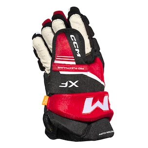 Rękawice hokejowe CCM Tacks XF Black/Red/White Junior