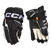 Rękawice hokejowe CCM Tacks XF Black/White Junior