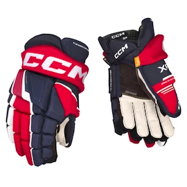 Rękawice hokejowe CCM Tacks XF Navy/Red/White Junior
