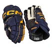 Rękawice hokejowe CCM Tacks XF Navy/Sunflower Junior