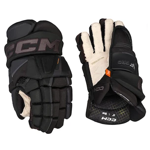 Rękawice hokejowe CCM Tacks XF PRO Black/Grey Junior