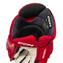 Rękawice hokejowe CCM Tacks XF PRO Red/White Senior